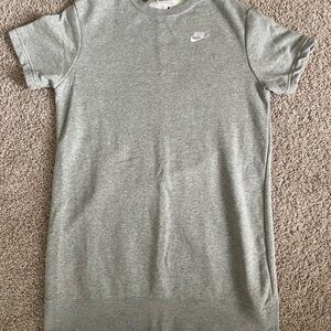 Nike Heather Gray Short Sleeve Dress